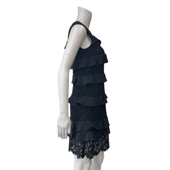 $2600 NWT Dolce&Gabbana Black Lace Embroidered Mini Dress size IT 38/2 - Picture 5 of 10